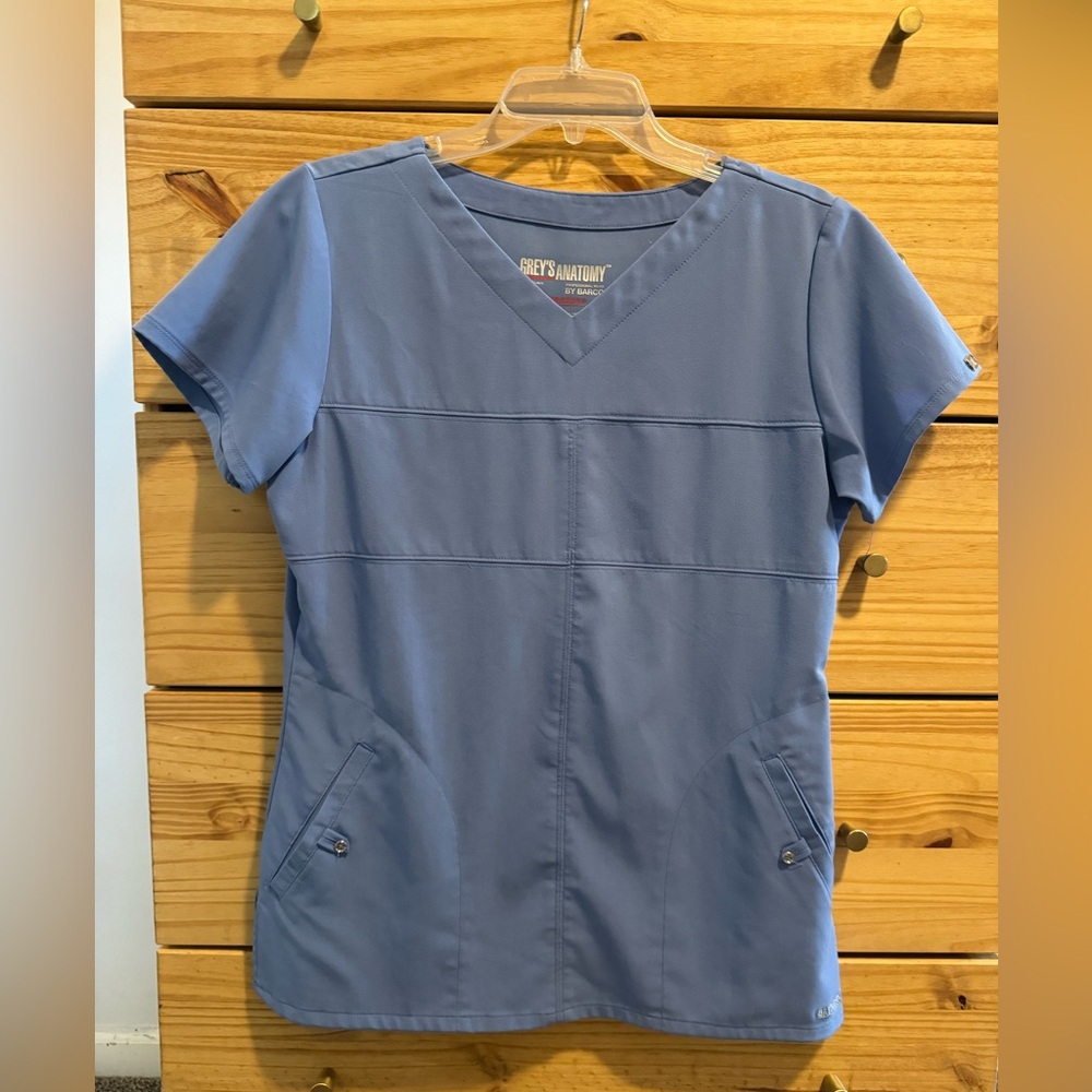 Grey’s Anatomy by Barco Signature Scrub Top Ciel Blue